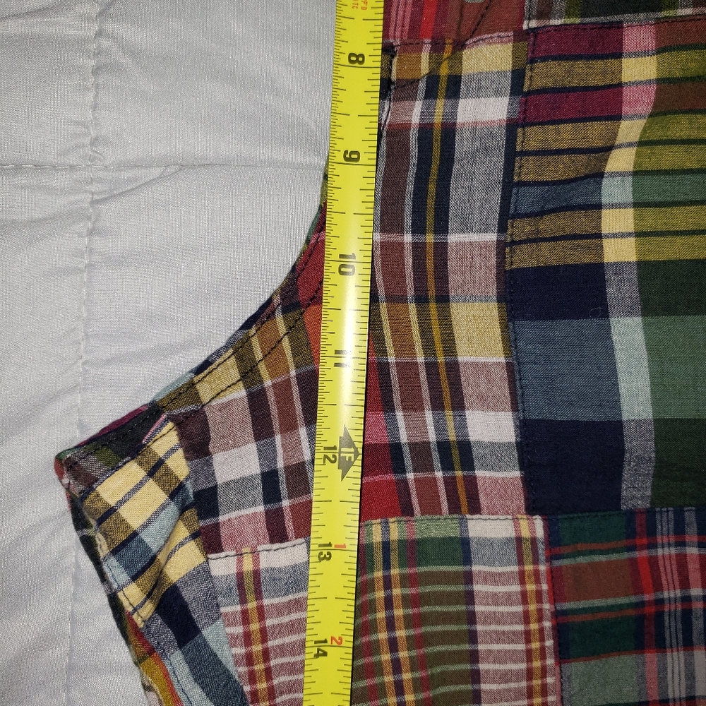 Polo Ralph Lauren Madras Plaid Patchwork Classic Shorts Men's Size 34 New - Picture 9 of 11